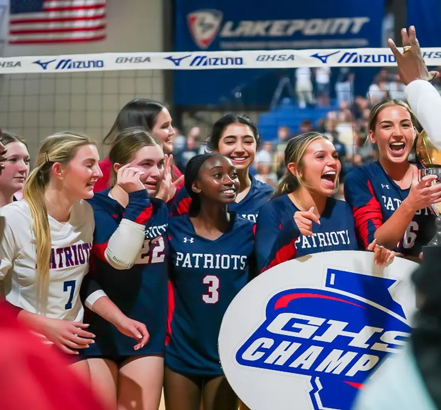 Team celebrating a win